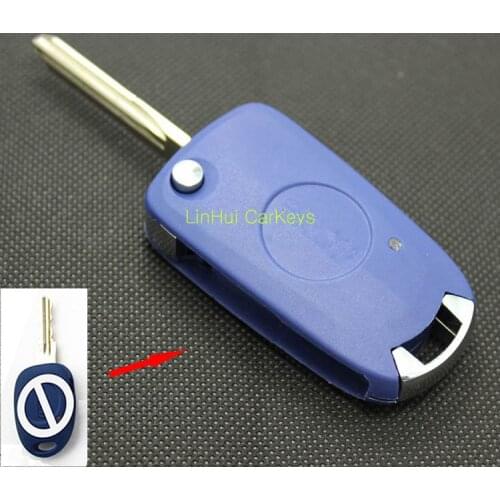 PINECONE for FIAT Palio 1 Button Uncut Brass Blade Modified Remote Blank Key ABS Shell 1 PC