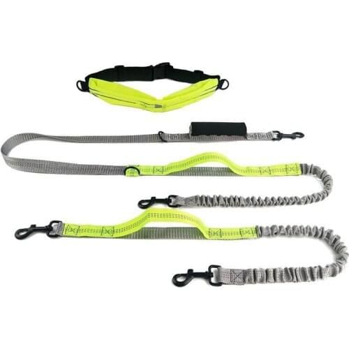 Kaatapet Adjustable Waterproof waist bag sports running rope leash dog rope / multifunctional pet leash