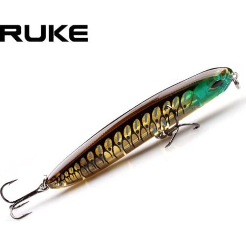 RUKE new fishing lure Submersible pencil 9cm19g long shot ,suit for Freshwater and seawater,Simulation shape ,free shipping