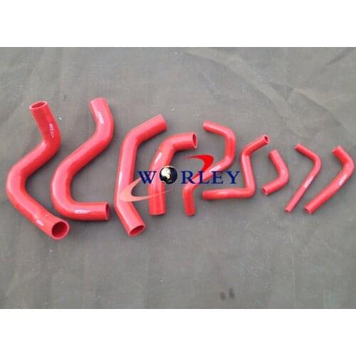 Silicone radiator RED hose for Nissan Patrol Y60 GQ 2.8L RD28T Turbo Diesel 1994-97
