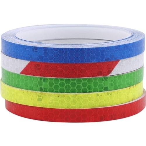 Reflective Tape Fluorescent MTB Bike Bicycle Cycling MTB Reflective Stickers Adhesive Tape Bike Stickers Bicycle Accessories