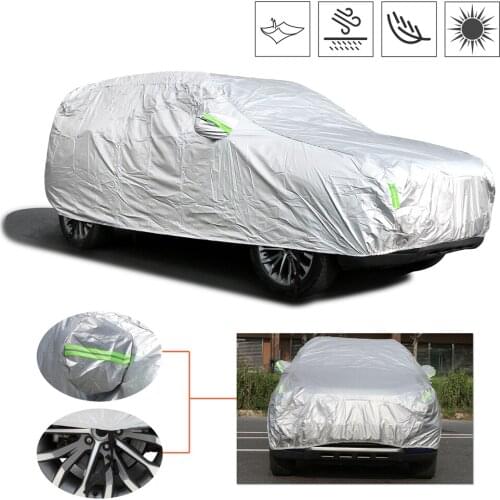 Universal Car Peotector Cover Indoor Outdoor for Sedan SUV SunShade Anti-UV Snow Dust Resistant Protection Car Exterior Cover