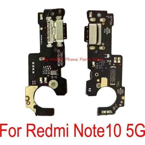 USB Charging Dock Board Port Flex Cable For Xiaomi Redmi Note 10 Note10 5G USB Charger Charge Board Flex For Redmi Note 10 5G
