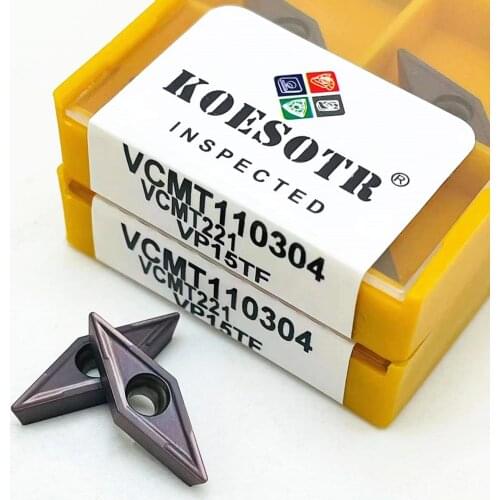 VCMT110304 VP15TF VCMT110304 UE6020 US735 CNC turning insert machine tool turning and milling tool VCMT 110304 carbide insert