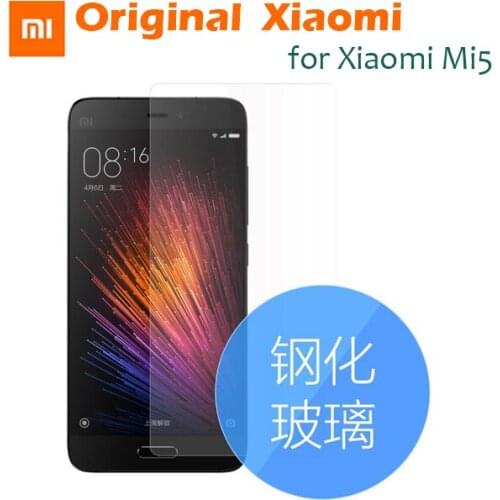 100% Original xiaomi mi5 m5 5 protective Tempered glass film 2.5D 9H hardness for xiaomi mi mi5 5 pro screen protector 0.22mm