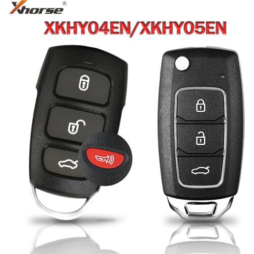 5pcs 4 Buttons Xhorse VVDI MINI XKHY04EN Universal Remote Control Key For Hyundai Style