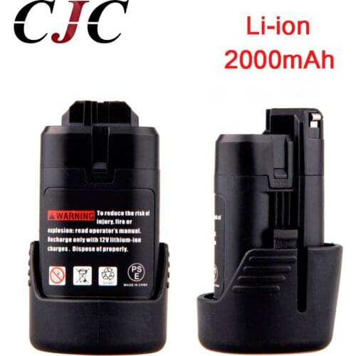 2PCS New 10.8V Li-ion 2000mAh Replacement Power Tool Rechargeable Battery for Bosch BAT411 2 607 336 014 PS40-2 PS20-2 PS10-2
