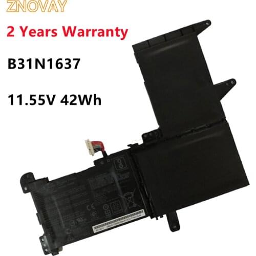ZNOVAY B31N1637 Battery For ASUS X510 X510UA X510UF X510UQ VivoBook S15 S510UA S510UQ S510UN S510UR F510UA F510UQ 11.55V 42WH