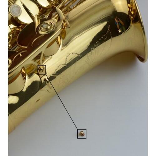 Alto paint gold tenor saxophone supporter below screw for a variety of model, service parts