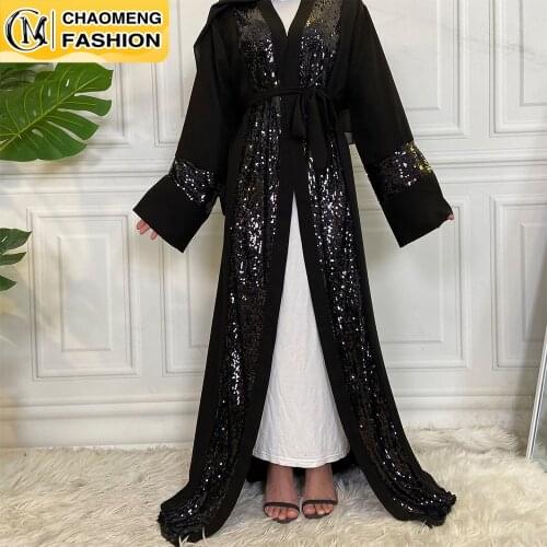 Eid Mubarak Dubai Abaya Muslim For Women Modest Robe Turkey Kaftan Caftan Islam Clothing Middle East Kimono Femme Musulmane