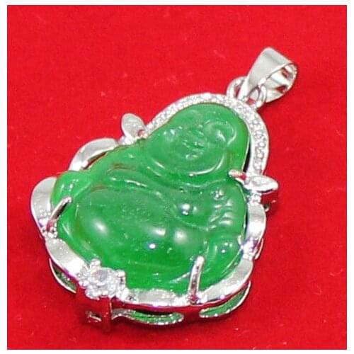 New Lucky Crystal Buddha Pendant+Free Necklace