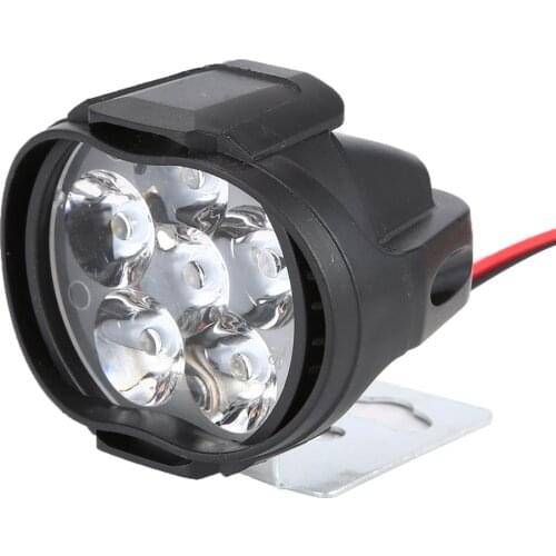 Motorcycle Headlight Fog Scooter LED Spotlights Moto ATV 12V 6500 K Working Motor Spot Light Head Lamp DRL White Car Headlight