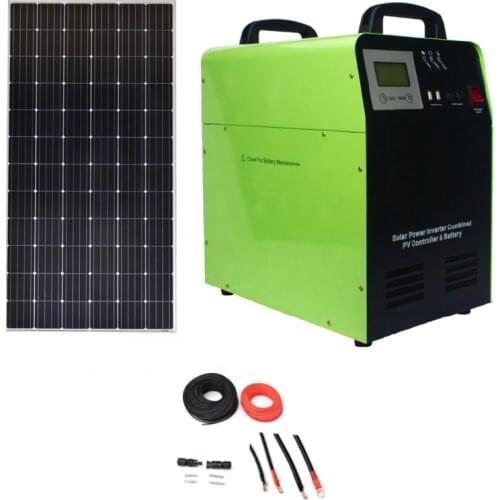 Portable Home Solar Generator System 200W 300W ; Portable Solar Kit 200w 300W DC Solar Kit Complete 500w 1KW 2kw
