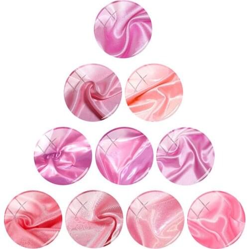 TAFREE Pink silk texture pattern 12/15/16/18/20/25/30 mm Glass Cabochon Dome Fit Cameo Base Setting Jewelry Components WL844