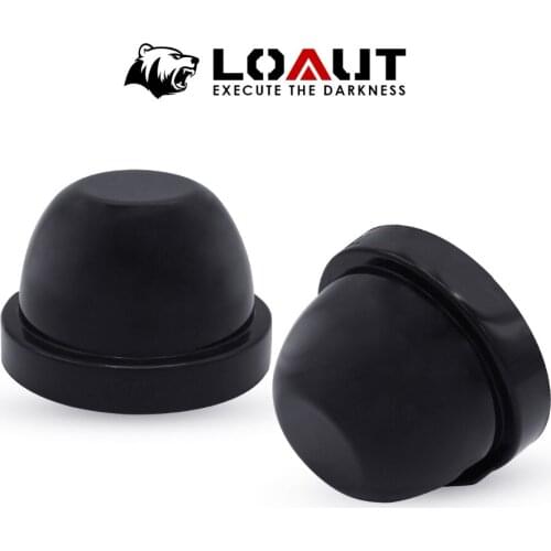 T75 75mm X 55mm 2PCS HID LED Headlight Headlamp Dust Cover Cap Rubber Waterproof Dustproof Sealing