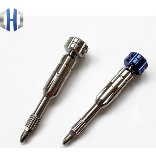 Titanium Alloy EDC Screwdriver Disassembly Home Portable Gadget Cross Bit Riding Equipment Screwdriver Multi Tools