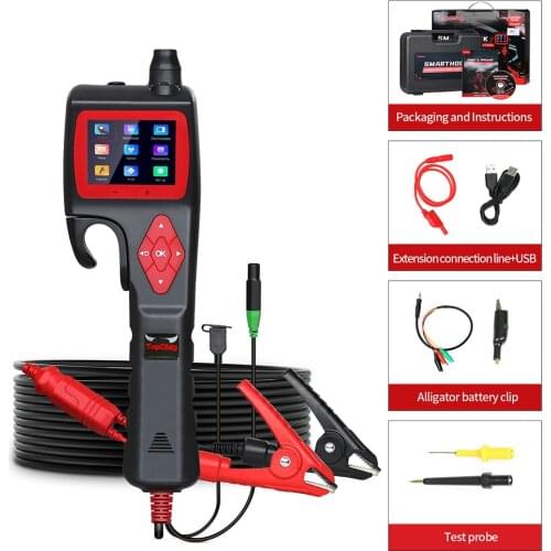 TOPDIAG Smart Hook P200 Probe Circuit Analyzer Tester Electrical System Relay/Diode/Injector Test PK PS100 Power Scan P100