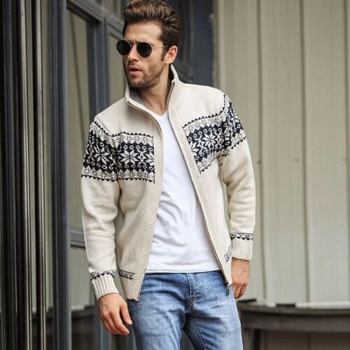 TUFUFU Mens Wool Cardigans