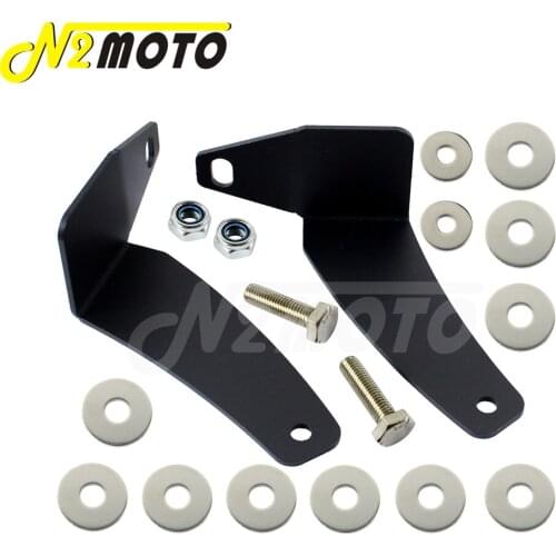 UTV Black Steel Front LED Light Bar 24" 30" Lights Mounting Bracket Clamp For Polaris RZR 800S RZR 900 RZR XP 1000 2014-2016