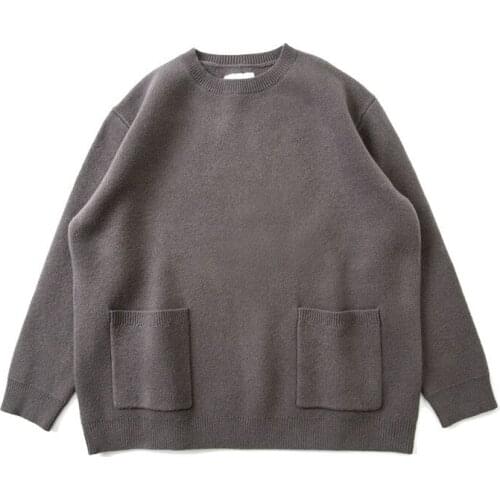 Spring Winter Round Neck Pullover Warm Sweater T-shirt Outdoor Hiking Trekking Camping Labor Pocket Fashion Men Womens Tops