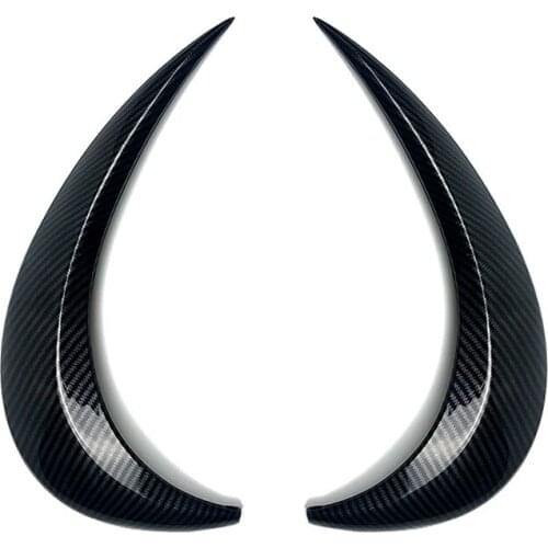 2PCS ABS Front Headlight Eyelids Eyelashs Covers For Beetle A5 2012 - 2018 Head Light Eyebrows Trim