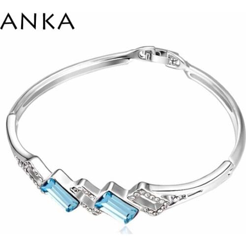 2020 Trendy Promotion Indian Jewelry Real Bracelets Bangles Pulseiras Fashion Free Shipping Crystals from Austria #102552