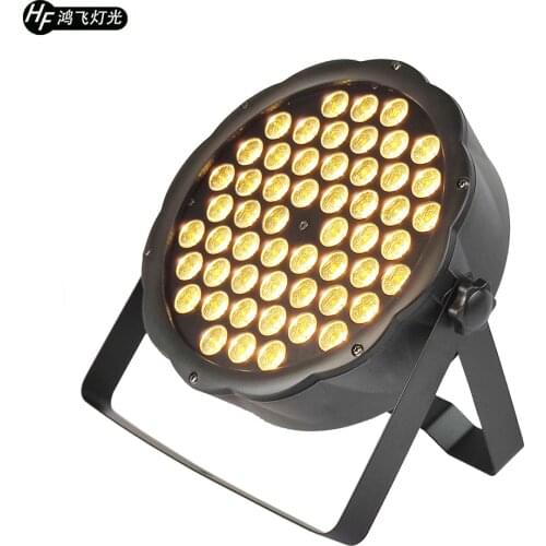 54W led Warm White Par Light 54 LED White Light Par DMX512 Background Staining Light