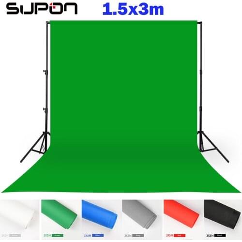 6 Colors Options 1.5 x 3m Non-Woven Fabrics Backdrop Screen Chroma key Background Backdrop Cloth for Studio Photo lighting