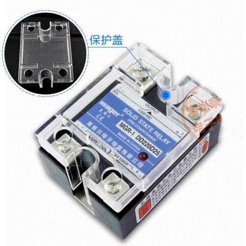 Free shipping 5pc Industrial use Mager SSR 25A DC-DC Solid state relay Quality 24V DC-DC MGR-1 DD220D25