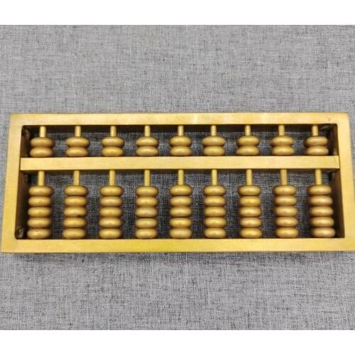 China brass seiko abacus crafts statue