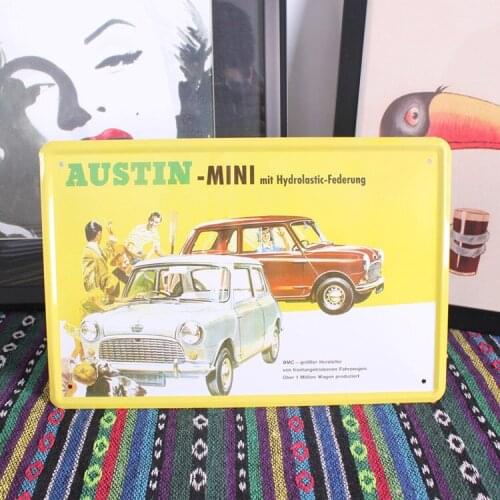 50pcs/lot Metal Sign shabby chic Unique wall decor Tin signs Art of home decorate office House Cafe Bar hanging art wall I-34