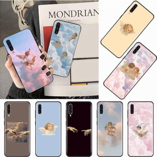 Renaissance angel retro art cute Phone Case For Samsung galaxy S 9 10 20 A 10 21 30 31 40 50 51 71 s note 20 j 4 2018 plus