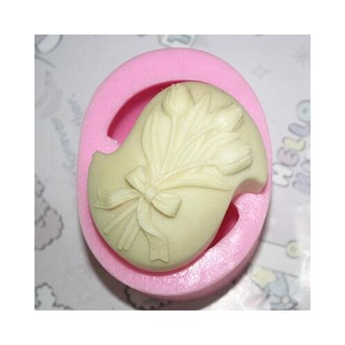 Handmade Soap Silicone Mold Animal Candle Molds Polymer Clay letter a bundle of flowers