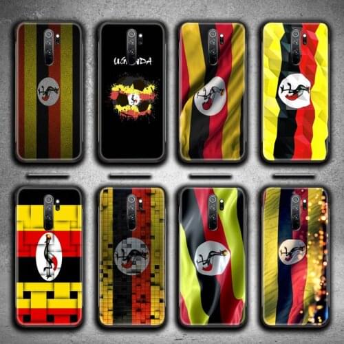 Uganda National Flag Phone Case for Redmi 9A 9 8A 7 6 6A Note 10 9 8 8T Pro Max K20 K30 Pro