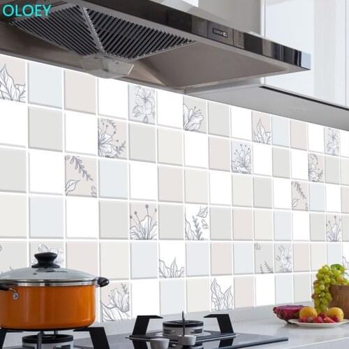 Anti-Oil Stickers Kitchen Decor Autocollant Cuisine Wallpapers Papel De Pared Home Waterproof Tapiz Autoadhesivo MeublesTapeta