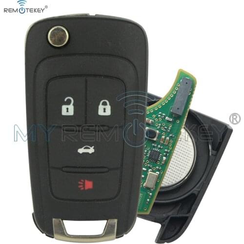 Remtekey Flip car remote key 315mhz for Buick LaCrosse Regal for chevrolet malibu sonic orlando 2011-2015 4 button ID46