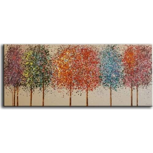 Hand made oil painting on canvas modern 100% Best Art Modern Abstract oil painting Landscape painting 20200425