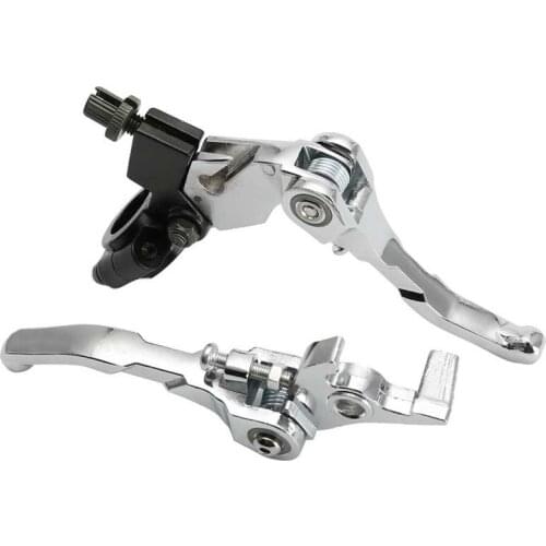 7/8" Handlebar Folding Brake Levers + Clutch Levers Pit Dirt Bike Modified Parts