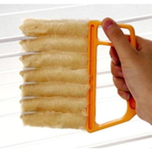 Microfiber Window Cleaning Brush Air Conditioner Duster Cleaner Washable Blinds Blade Cleaning Cloth rust proof Kitchen tools
