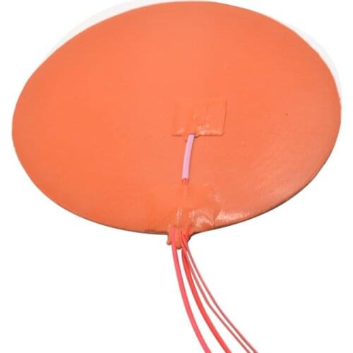 Silicone heating pad heater circular 160mm for 3d printer heat bed