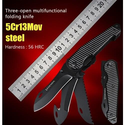 Outdoor Camping Survival Tactical Utility Knives Folding Blade Pocket Knife Multifunctional EDC Tool
