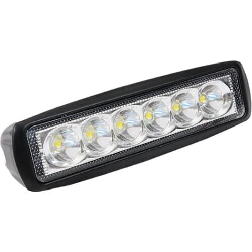 Universal Car Flood Lamp Driving Fog Offroad LED Work Car Light 18W 12V LED 4WD led beams Work Light Bar Spotlight