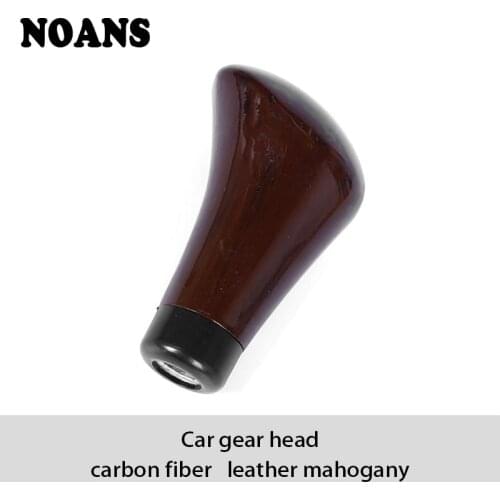 Carbon Fiber For VW polo passat b5 b6 Mazda 3 6 cx-5 Toyota corolla Ford focus 2 Imitation Car Manual Gear Shift Knob Shifter