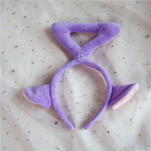 4 Colors Teletubbies Headband Anime Cartoon Hairband Cute Three-dimensional Hairpin Woman Face Makeup Hairband Hair Accessories