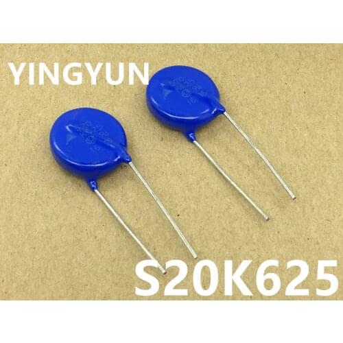 10pcs/lot Varistor S20K625 20MM 1000V round plate New original