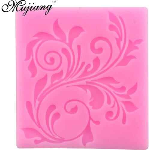 Leaf Flower Lace 3D Silicone Cookie Cake Mold Biscuit Pastry Candy Fondant Chocolate Mold Cake Decorating Kitchen Bakeware CT091