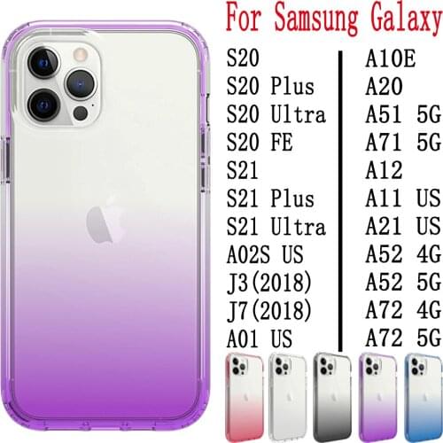 For Samsung Galaxy S20 case S21 Plus Ultra S20FE A02S A01 A10E A20 A51 A71 A12 A52 A72 4G 5G case phone capa coque cover