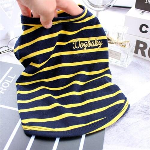Dog T-shirt Summer Puppy Small Medium Big Large Dog Clothes Poodle Schnauzer Pug French Bulldog Corgi Golden Retriever Clothing