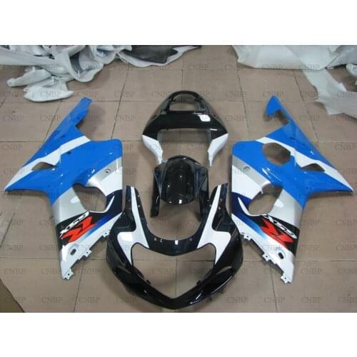 GSX R600 R750 R1000 2000 - 2003 K12 Bodywork GSX R600 R750 R1000 03 02 2000 Blue White Black Fairings