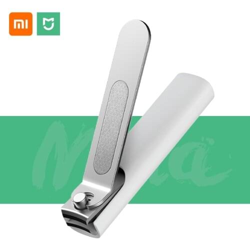 Xiaomi Mijia Stainless Steel Nail Clippers With Anti-splash cover Trimmer Pedicure Care Nail Clippers Professional File